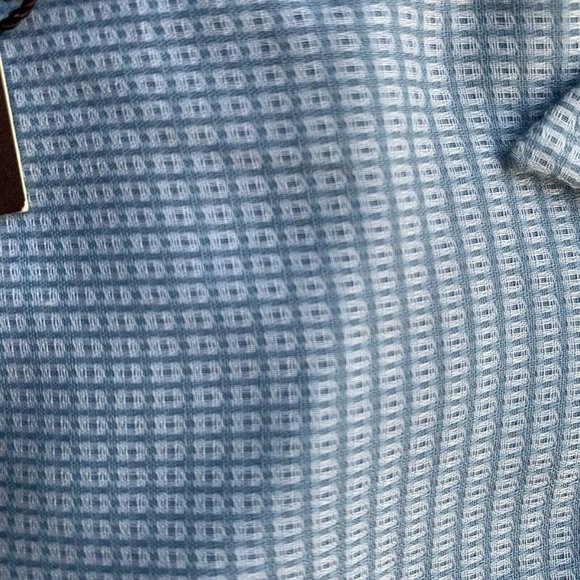 New Perry Ellis Men's Blue Dress‎ Long Sleeve Shirt - Picture 2 of 4